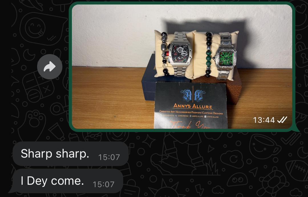 Customer feedback screenshot